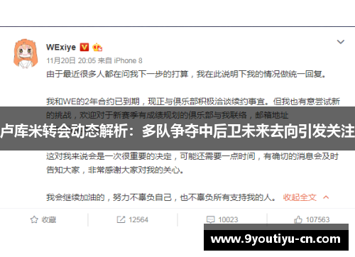 卢库米转会动态解析：多队争夺中后卫未来去向引发关注