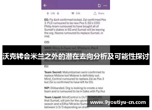 沃克转会米兰之外的潜在去向分析及可能性探讨 沃克转会米兰之外的潜在去向分析及可能性探讨